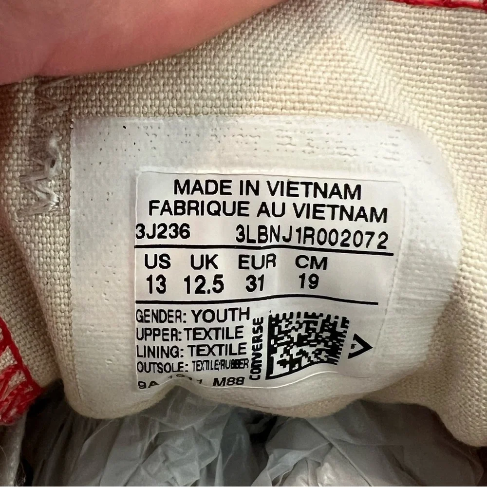 Red Converse Chuck Taylor All Star Sneakers - Picture 10 of 10